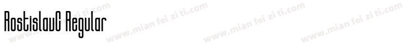 RostislavC Regular字体转换